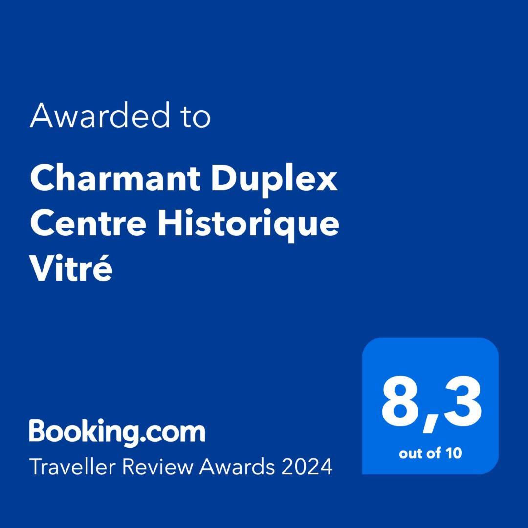 Charmant Duplex Centre Historique Vitré Esterno foto